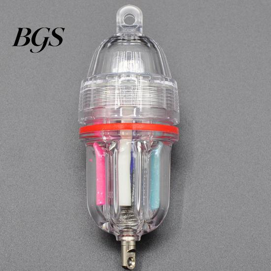 Fischfanglicht mit Blitzeffekt LED Fischanziehlicht, Tauchbare wasserdichte Locklampe, Unterwasser blinkende Anziehhilfe Meereszubehör