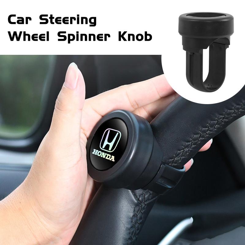 Car 360° Steering Wheel Spinner Knob Power Handle Ball Turning Helper Booster For Honda Odyssey CR-V Civic XR-V HR-V City Accord