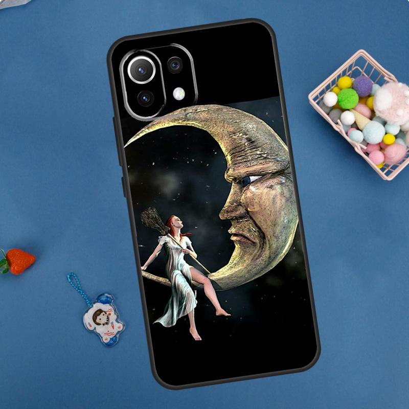 Moon Witch Horror Case For Xiaomi 14 13 15 Ultra 11T 12T 13T 14T Pro POCO X7 Pro X3 X5 F5 F6 M6 X6 Pro Cover