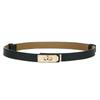 Belt Ladies Batch Belt Fine Lock Golden Buckle Skirt Accessories Second Layer Of Cowhide Belt Womens Belt