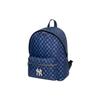 MLB Monogram Collection Polyester Backpack Regular Unisex Dark Blue Casual 3ABKM012N-50NYL