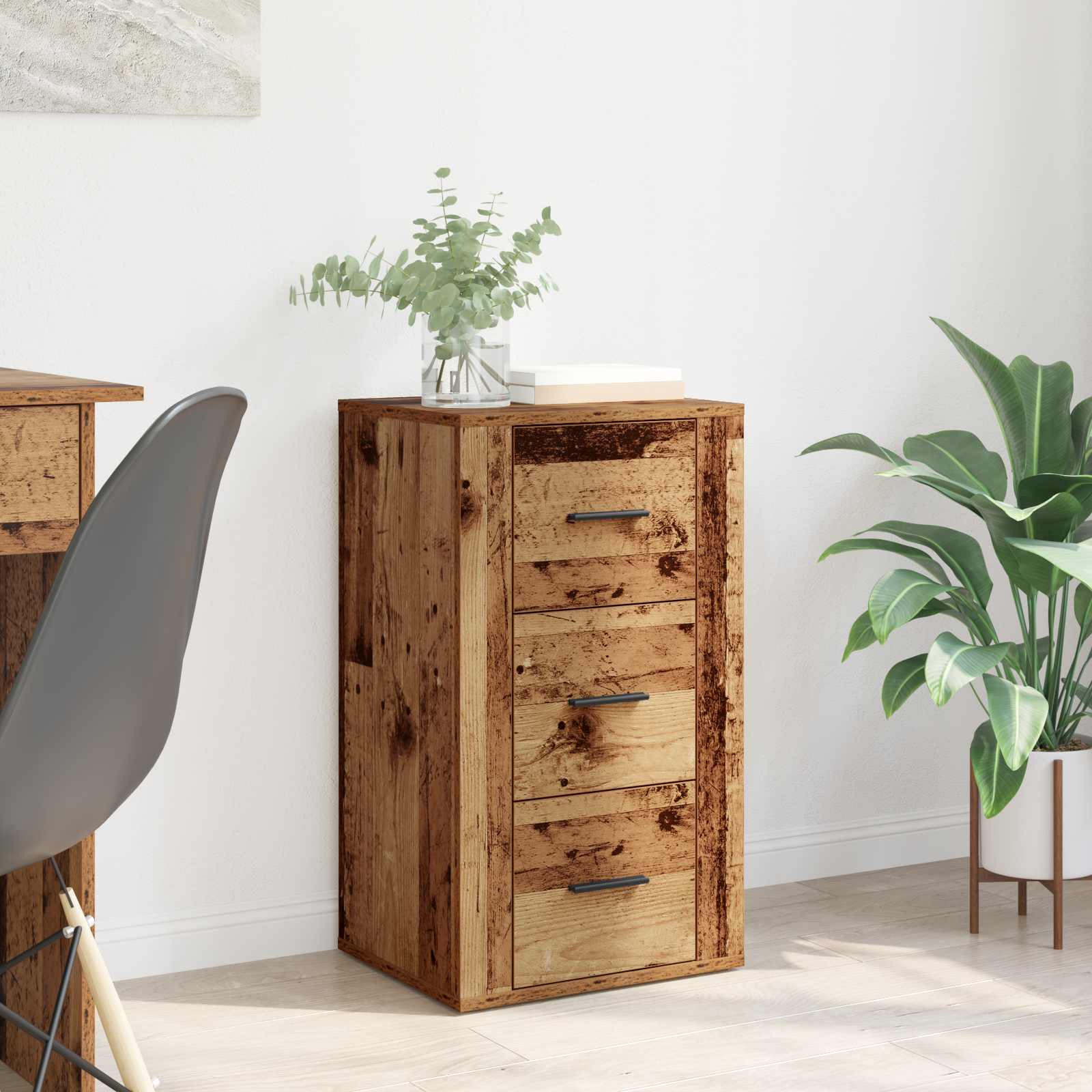 vidaXL Sideboard Altholz 40 x 33 x 70 cm Holzwerkstoff braun