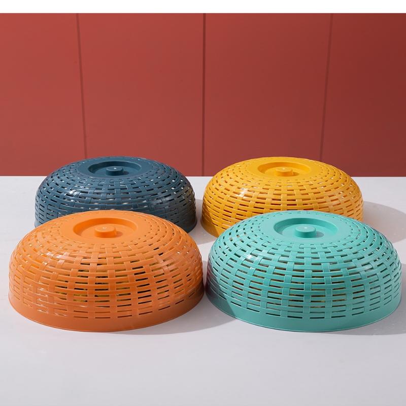 Staubdichte Lebensmittelabdeckungen Kunststoff Wiederverwendbar Haushalt Küche Buffet Party Praktischer Obstkorb Schüssel Zeltabdeckung