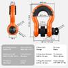 2 Pack 3/4" D Ring Shackle with 7/8" Screw Pin 62832 lbs Break Strength