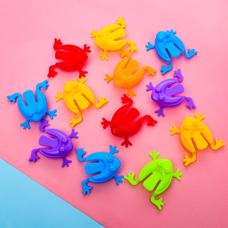 

12/24/36pcs Jumping Frog Toys For Kids Finger Pressing Bouncing Frog Toy Antistress Relieve Family Game Kids Birthday Party Toys 12pcs