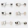10PCS Metal Cardigan Clip Pullover Clip No Sewing Sweater Shawl Cardigan Clips Brooch Pin Safety Pins for Women Girls