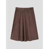 8SECONDS Suede Midi Skirt Brown