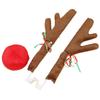Deer Horn Cute Christmas Car Decorations Cartoon Car Reindeer Antler Kit  Reindeer Christmas Decor
