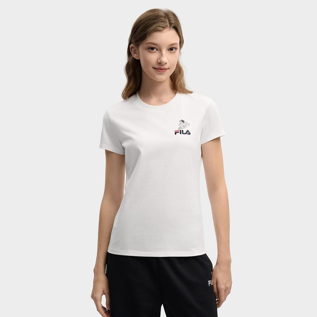Fila T Shirt Women's Cloud White F51W619101FWT