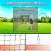 Baseball Batting Netting, Professional Softball Baseball Batting Hitting Training Net, Practice Portable Pitching Cage Net with Door & Carry Bag,