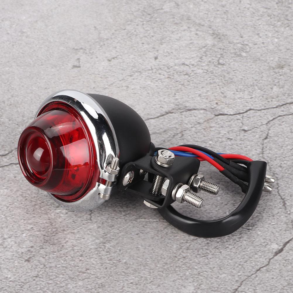 

Мотоциклетный винтажный выпуклый светодиодный задний фонарь индикатор стоп-сигнала ходовой огонь подходит для Honda