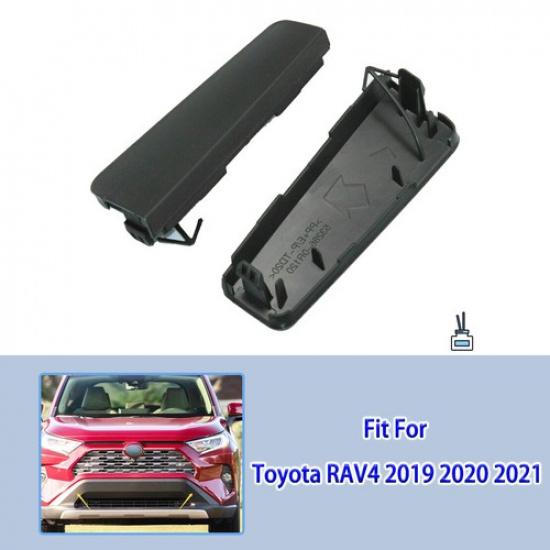 

2pcs Front Bumper Tow Hook Eye Cap Cover Left & Right For Toyota RAV4 -