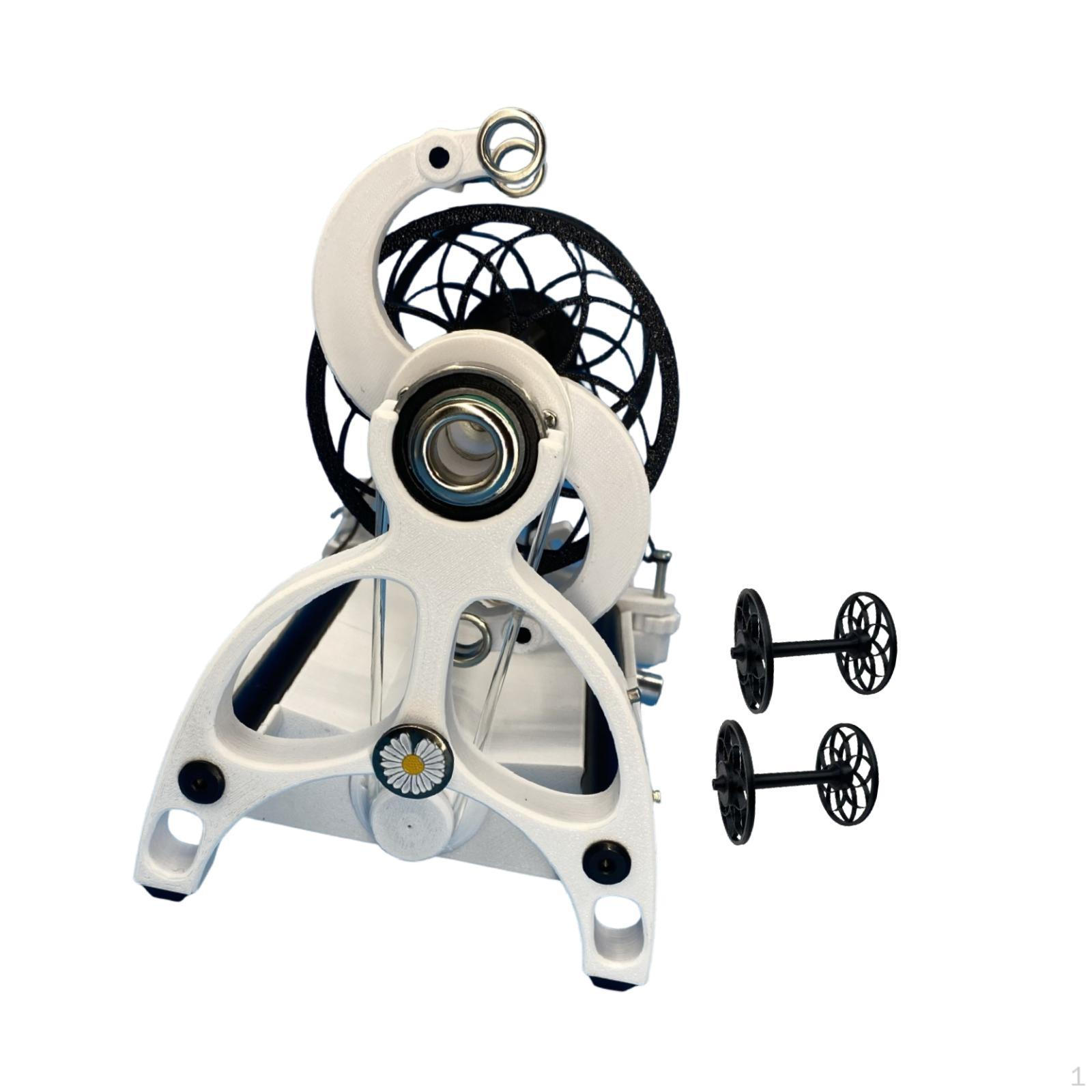 

Electric Spinning Wheel Premium Easy to Use for Yarn Making Adjustable Speed Black With 2 Spools White With 2 Spools