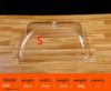 Transparent Round Dish Cover, Extra Large Rectangular Food Cover, Dust-proof PC Plastic, Highend Fresh-Keeping, 9 Sizes