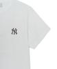 Emelbi Basic Small Logo Semi-Oversized Short Sleeve T-Shirt Ny (White)