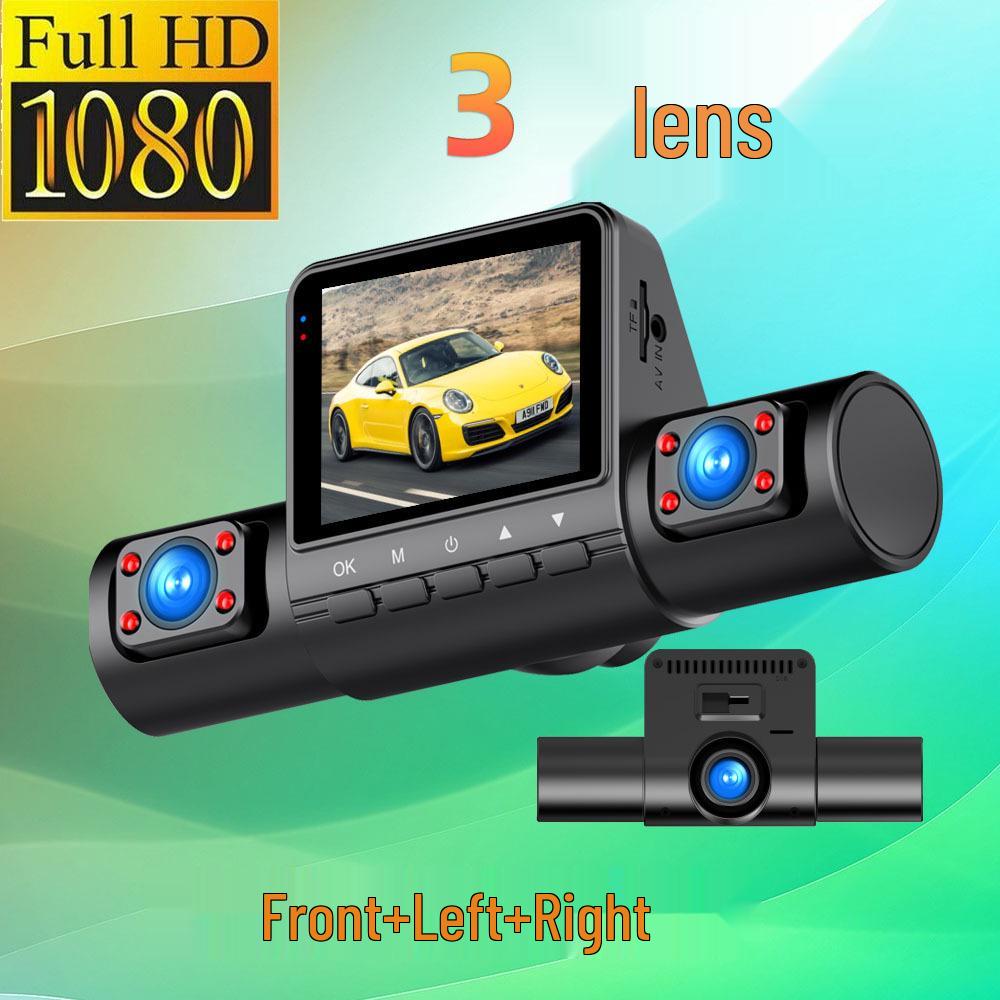 M80 Pro 4-Channel Dash Cam with Four Lenses, 1080P HD, Infrared Night Vision, and Parking Monitor