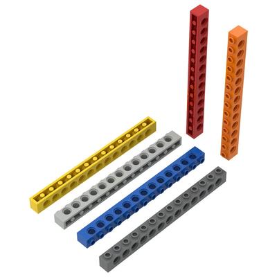 10 Stück 32018 Bausteine Technische MOC Teile 1x14 mit 13 Löchern Perforierte Steine Bausätze Partikel Langer Balken Spielzeug