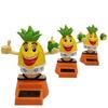 1 stk Kreativ Sjov Solcelle Ananas Hoved Legetøj Børn Tegneserie Puslespil Solcelledrevet Legetøj Rystende Hjem Skrivebord Dekorationspynt Gave