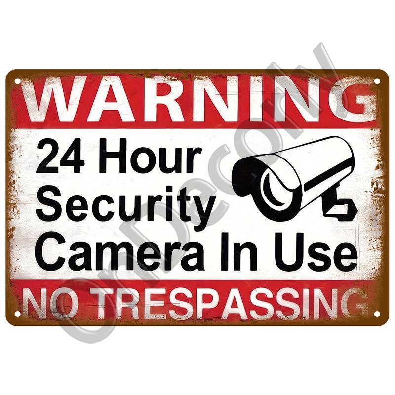 Tin Signs Plate Home Wall Decor Beware Metal Signs Vintage Plaque Warning Danger For Bar Club Man Cave Art Painting Poster Gift