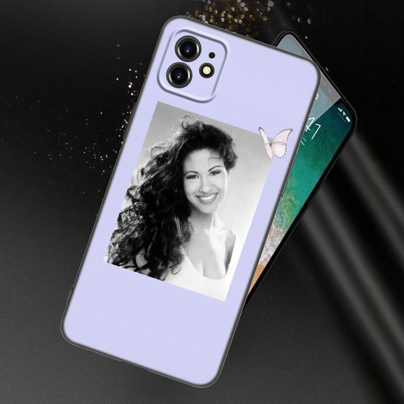 Selena Quintanilla Phone Case For Apple iPhone 13 12 Mini 11 Pro XS Max XR X 8 7 6S 6 Plus SE 2022 2020 5S 5 Soft Black Cover