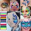 High Pigment Body Paint 50G Rainbow for Face Painting, Makeup Easy Blend Halloween Party Cosplay, Washable Kids Adults Performance