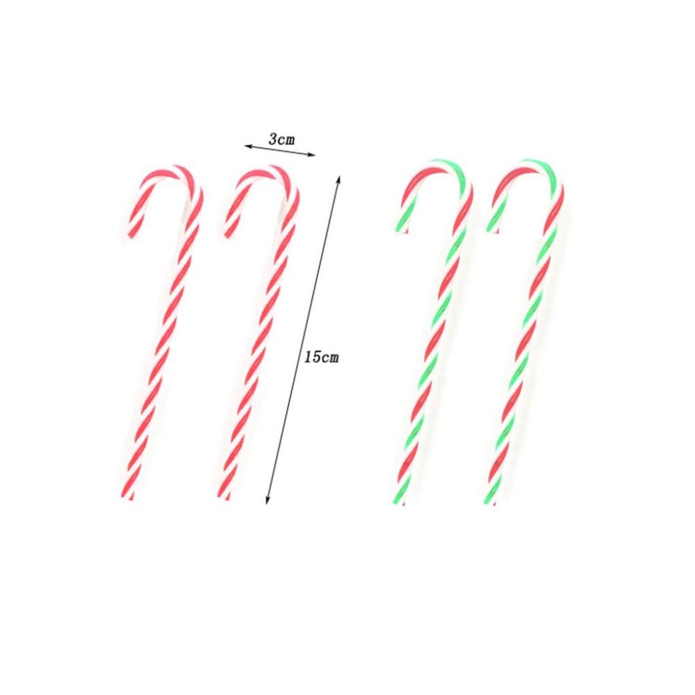 Red Hanging Pendant New Year Gifts Toy Candy Cane Christmas Supplies Xmas Tree Ornaments Home Decor