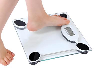 Electronic Bathroom Scale Up To 150 Kg Glass With LCD Screen Kg Lb Wagpro-B6