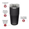 CamelBak Slive Vacuum Insulated Tumbler, 600ml, Black,