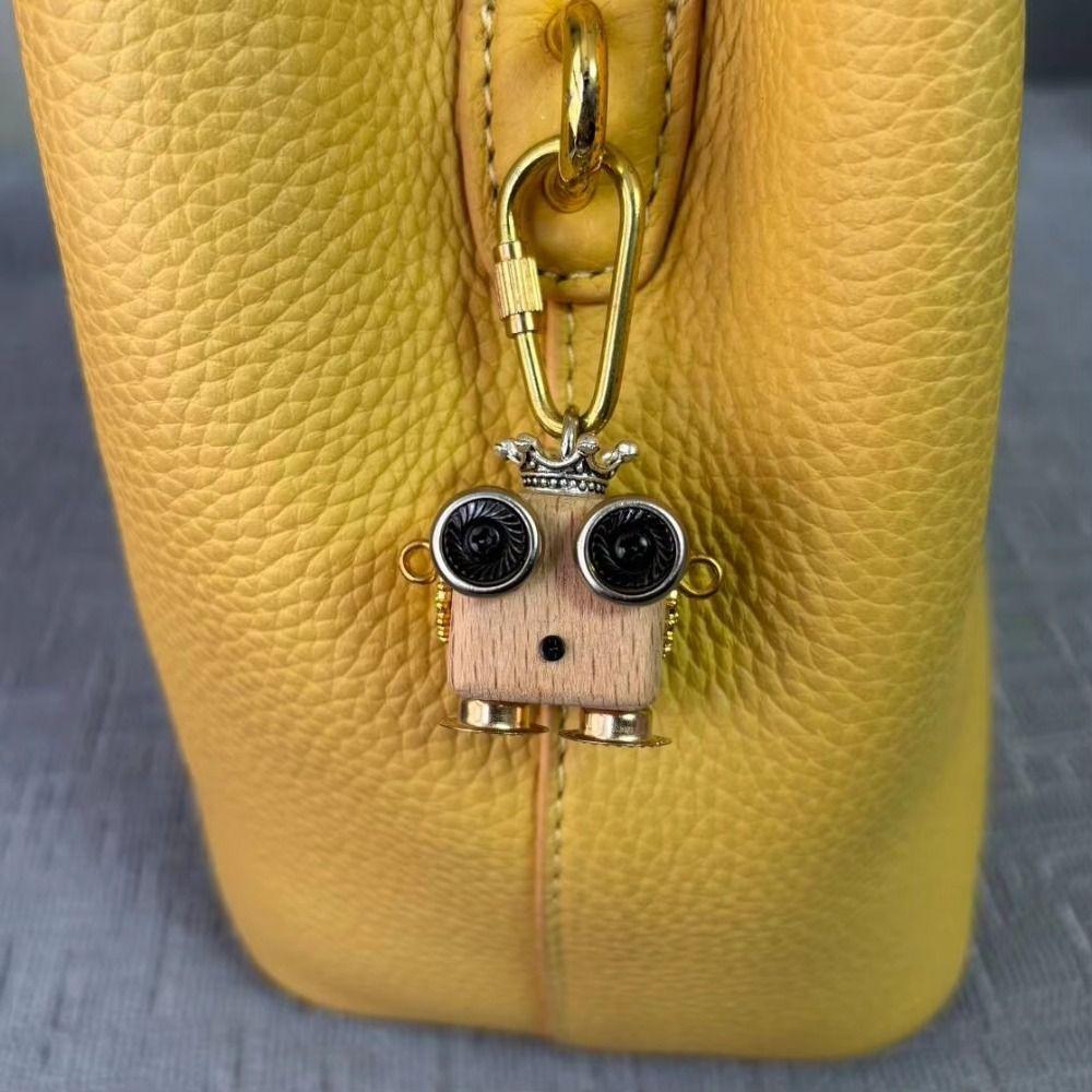New Robot Pendant Vintage Charming Keychain Creative Robot Keychain Home