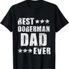 Bester Dobermann-Papa aller Zeiten - Vatertags-Hunde-Liebhaber-T-Shirt