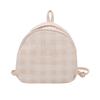Summer New Plaid Backpack Daily Commute Going Out Small Backpack Cute Mini Schoolbag