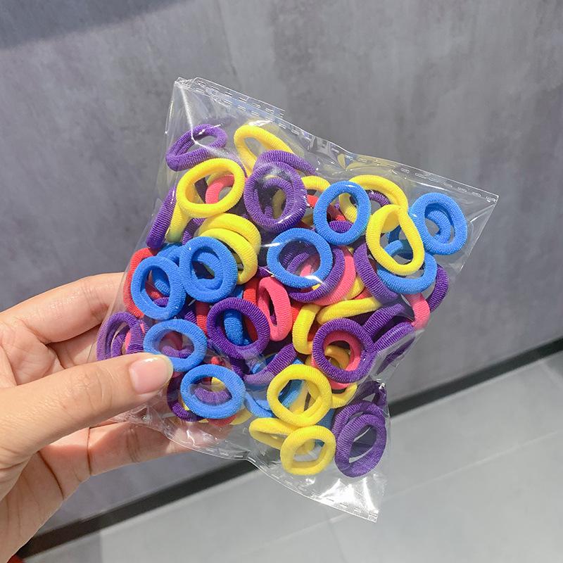 Elastic Hair Tie for Children and Women - Soft, Hair-Friendly Rubber Bands for Little Girls and Babies