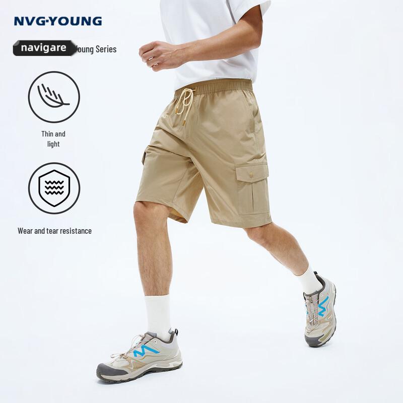 Navigare Men s Lightweight Cargo Casual Shorts M