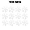 Christmas Decoration Foam Snowflake Christmas Tree Hanging Garland Hanging Decoration Gift 2025 New Christmas Supplies