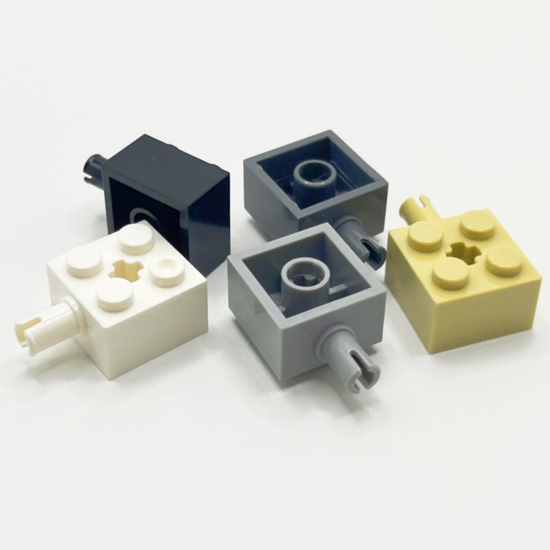 6232 Brick Modified 2 X 2 with Pin and Axle Hole Bricks Collection Bulk Modular Toys For Technical MOC DIY Buildings Blocks
