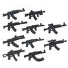 Vojáci Figurky Zbraně Stavebnice Pistole Poposha MP40 Puška AK74 Raketomet Kulka Plamenomet Hračky Dárek T051