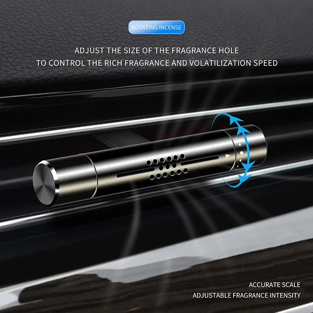 Car Fragrance Custom Vent Clip Cylindrical Essential Oil Car Diffuser Vent Clip Amagi