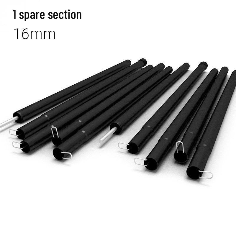 Adjustable 2-Meter Iron Outdoor Canopy Support Pole with 10 Sections and Spray-Painted Finish for Tent Vestibule Accessories.