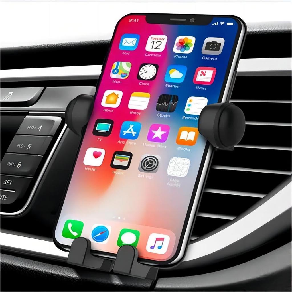 Uchwyt na telefon - Uniwersalny Uroczy Kreskówkowy Design - Wielofunkcyjny Uchwyt do Wentylacji do Nawigacji – Zacisk z Haczykowatym Końcem