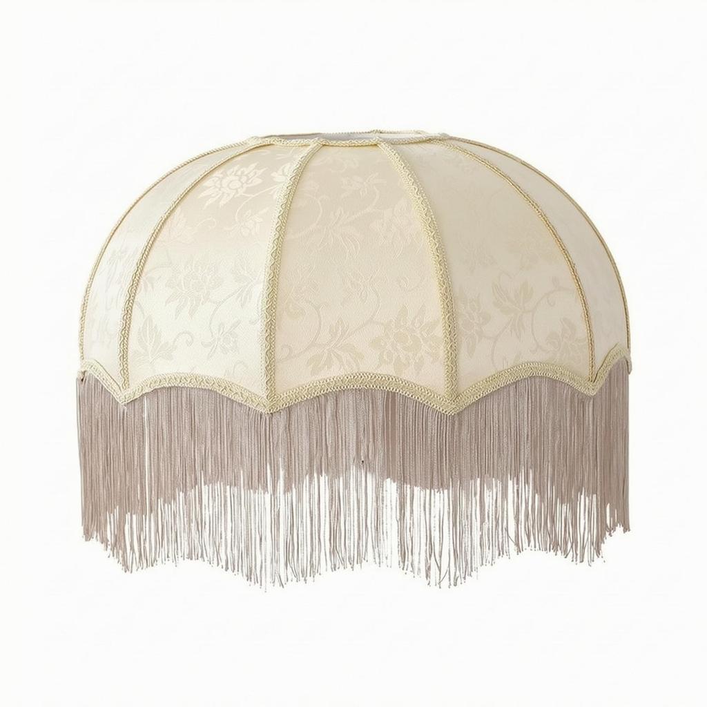 Lampshade with Fringe Retro Table Lamp Shade Vintage