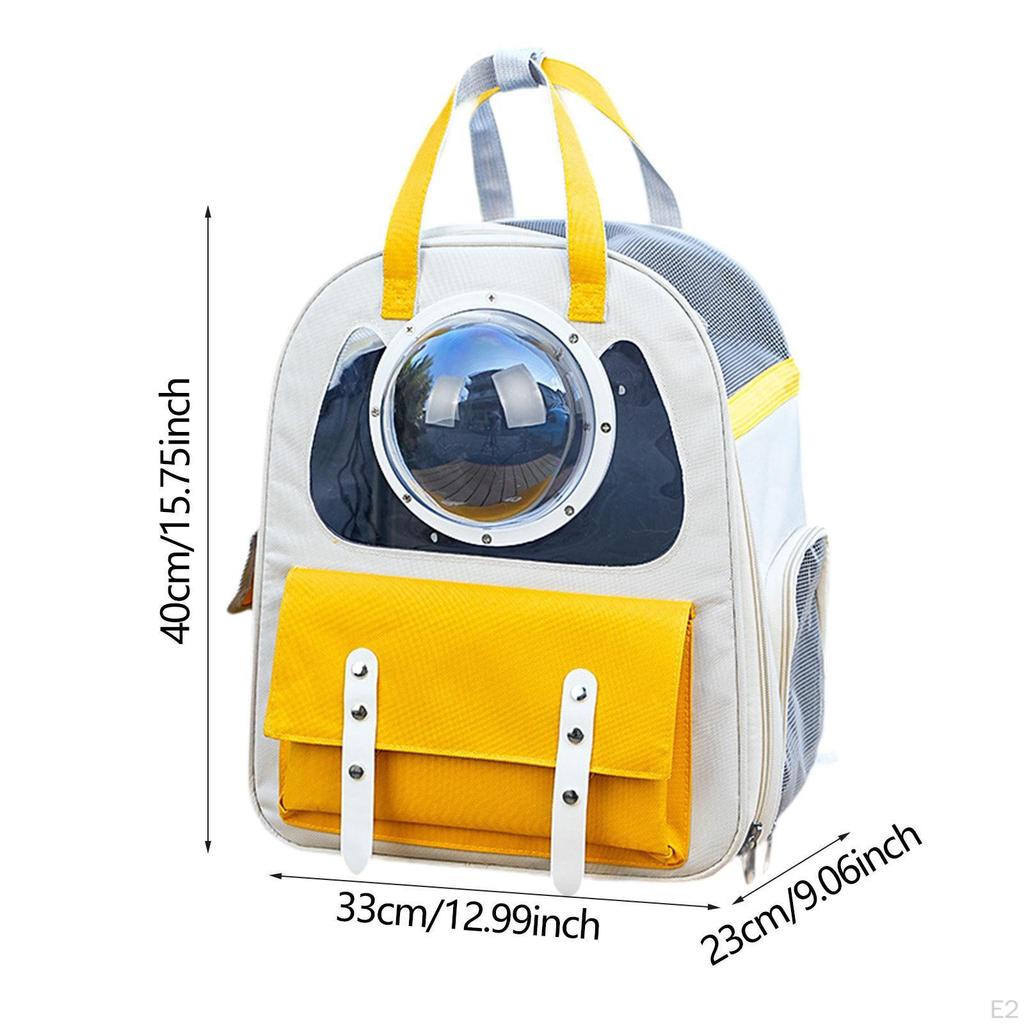 Katzenrucksacktrage Haustier Atmungsaktiv für Kätzchen Kleine Tasche Kapsel Tragen