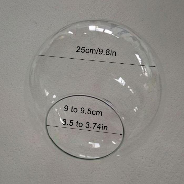 D13cm D15cm D18cm D20cm D25cm Clear glass lampshades globe lamp cover for pendant light chandelier lamp shade replacement