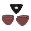 51pcs Multitool Sandpaper 80mm Triangular Sanding Pad 60 80 120 180 240 Grit Sanding Sheet Kit