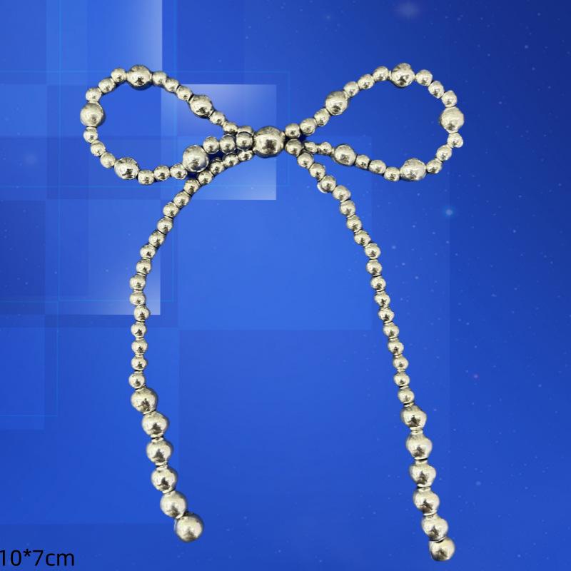 Bow Tassel Pearl Earrings - Elegant Shoelace Design for Women