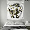 Sheepworld Wall Tapestry Aesthetic Wall Hanging Printed Fabric Blanket Decorative Tapestries for Bedroom Living Room Home Decor