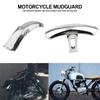 Universal Motorcycle Front Wheel Fender Retro Black \Chrome Tire Position Mudguard Splash Guard For Honda CG125 GN125 Cafe Racer