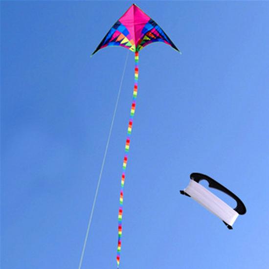 Fairy Style Large Triangle Kite for Adults and Children - Easy to Fly