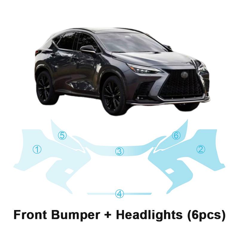 Lexus NX TPU Invisible Anti-Scratch Film for Models 250, 350, 450