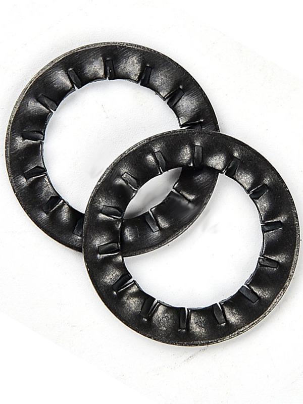 M3-M30 Blackened 65 Manganese Steel Multi-Tooth Inner Lock Washer (GB861.2)