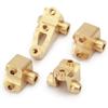 YEAHRUN Brass Axle Mount Suspension Links Stand for 1/10 RC Crawler Car TRX4 TRX6 Upgrade Parts
